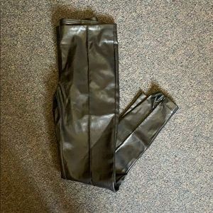 ‼️2/ $20‼️ Black leather pants